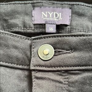 NYDJ  - Not Your Daughter's Jeans- Black Ankle Cropped Jeans - size 16